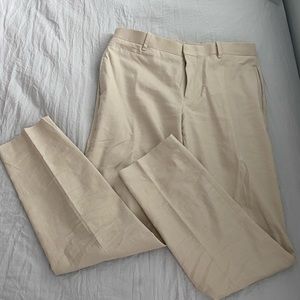 Cream linen dress pants, men’s size 30 slim